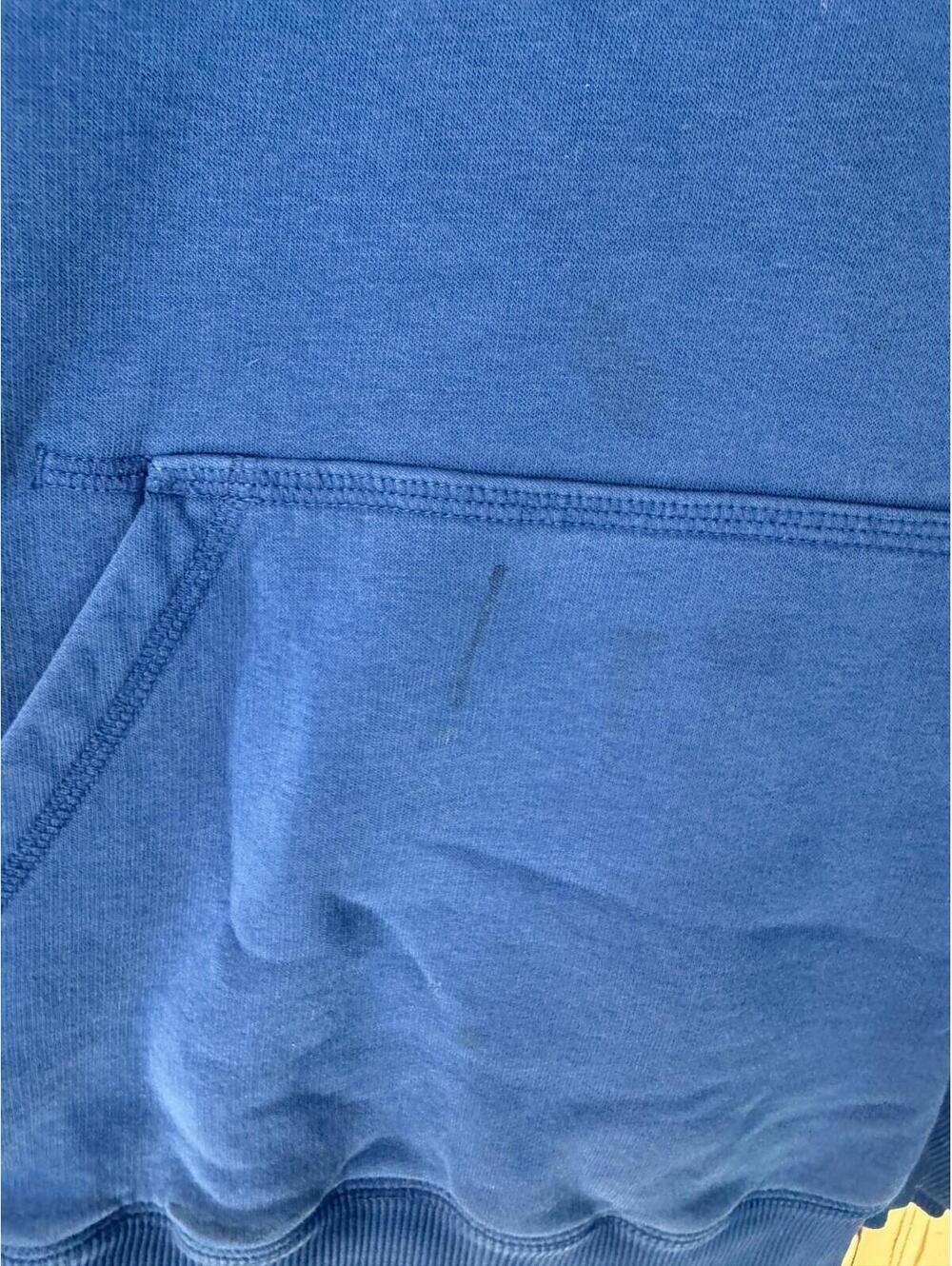 Nike Mens Hoodie Blue Pullover Swoosh Sweatshirt Athletic Casual, XL - Picture 3 of 4